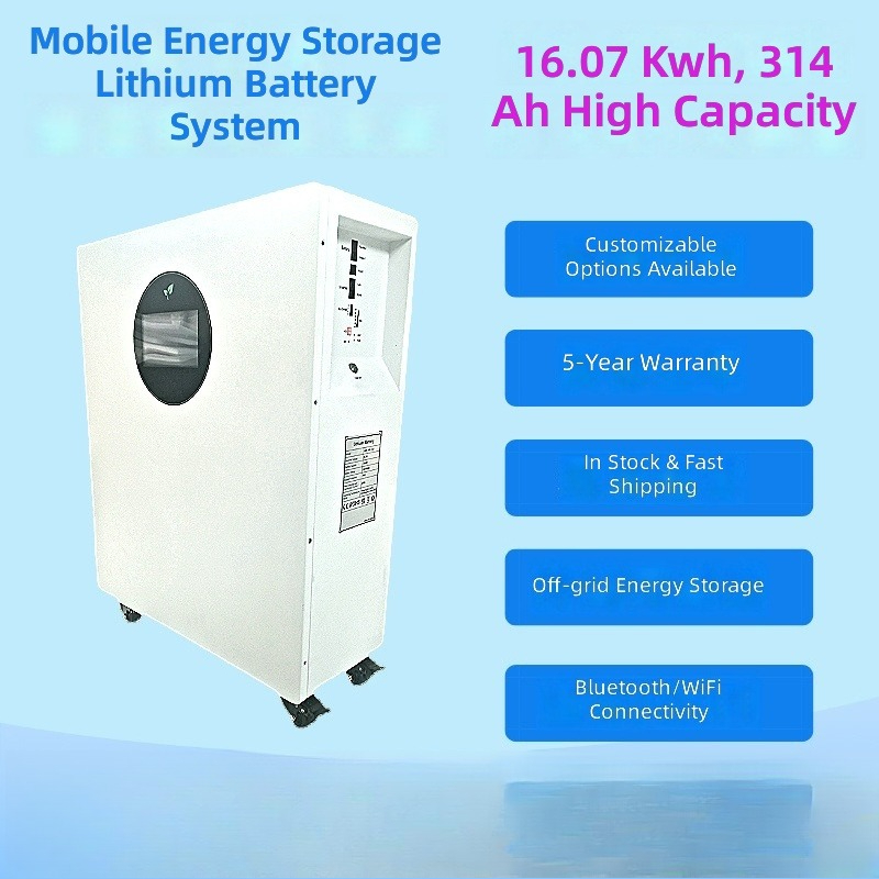 Solar Generator - Литиевая батарея большой емкости 300Ач/314Ач, 48В/51.2В,